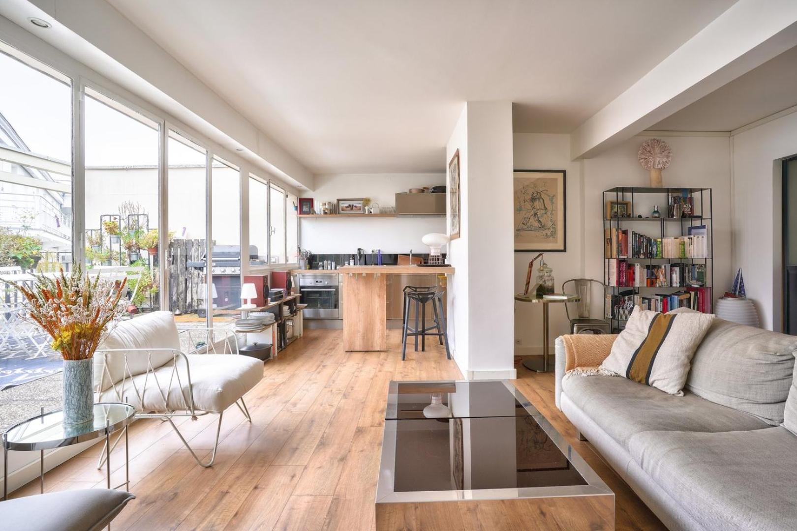 Guestready - Apt Confortable Avec Terrasse Au 18E Paris Exteriör bild