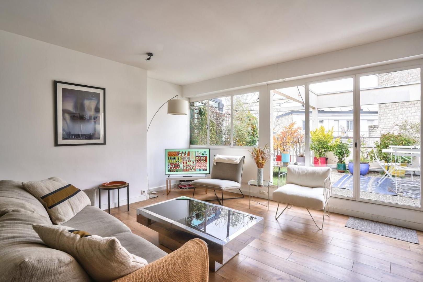Guestready - Apt Confortable Avec Terrasse Au 18E Paris Exteriör bild